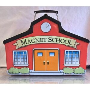VTG Educational MAGNET SCHOOL Tin Box Parents By Battat‎ Missing Letters CHLV.
